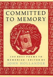 Committed to Memory (John Hollander)