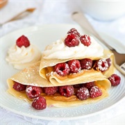 Raspberry Crêpe