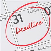 Relief After Meeting Deadline