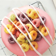 Tim Hortons Froot Loops Dream Donut