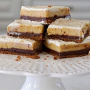 Pumpkin Chocolate Cheesecake Bars