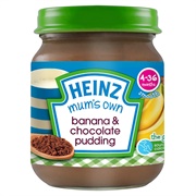 Banana Chocolate Baby Food