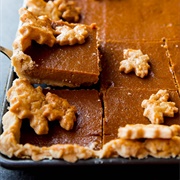 Pumpkin Slab Pie