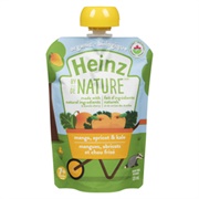 Apricot Orange Baby Food