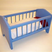 Baby Doll Crib Blue