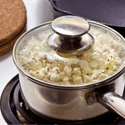 Popped Corn on the Stovetop