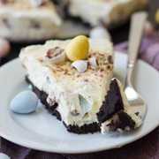 No Bake Cadbury Egg Pie
