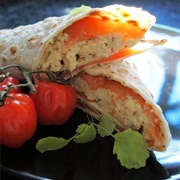 Egg and Fish Wrap