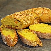 Pumpkin Bread With Pumpkin Seeds and Sesame