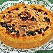Blueberry Cottage Cheese Pie