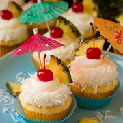 Pina Colada Cupcake