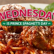 Spaghetti on Wednesday