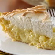 Pineapple Sour Cream Pie