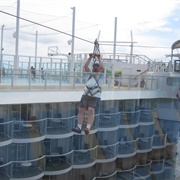 Riding the Zip Line