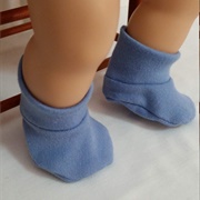 Baby Doll Boy Booties
