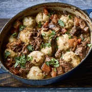 Lamb Stew and Dumplings