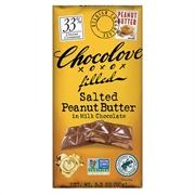 Chocolove Salted Peanut Butter in Milk Chocolate