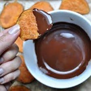 Chocolate and Sweet Potato Chips