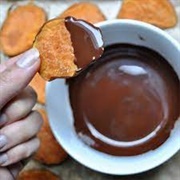 Chocolate and Sweet Potato Chips