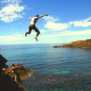 Jumped off a Cliff