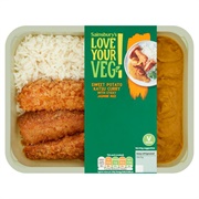Sweet Potato Katsu Curry and Rice