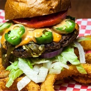 New Mexico: Green Chile Cheeseburger