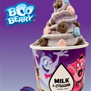 Milk & Cream Cereal Bar Boo Berry Ice Cream