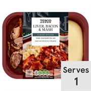 Liver Bacon and Mash