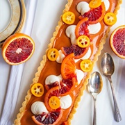 Blood Orange Curd Tart