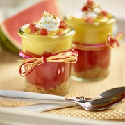 Watermelon Lemonade Cream Pie Shooter