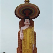Buddha at Peam Mongkul Borey Pagoda, Cambodia