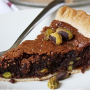 Sea Salt Pistachio Fudge Pie