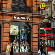 Mcdonald's UK - Plain Double Cheeseburger, Fries & an Apple Pie
