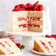 Strawberry Jam Cake