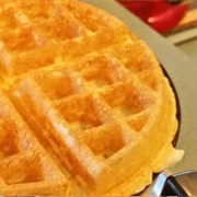 Cantaloupe Waffles