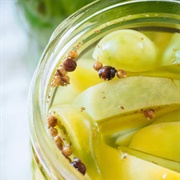 Pickled Green Tomato