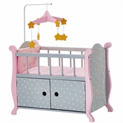 Doll Crib Gray