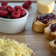 Cheddar and Raspberries