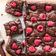 Raspberry Brownie