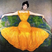 Woman in a Yellow Dress (Max Kurzweil)