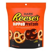 Dark Reese's Dipped Pretzels