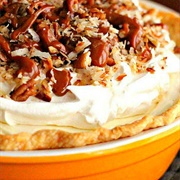 Salted Caramel Coconut Cream Pie