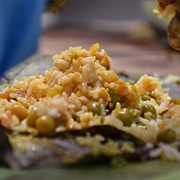 Vegetable Rice With Turmeric