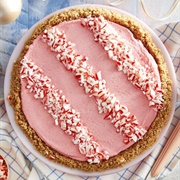 White Chocolate–Peppermint Pie