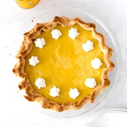 Lemon Curd Turmeric Pie