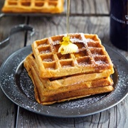 Sweet Potato Pie Waffles