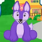 Purple Floral Fox