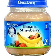 Banana Strawberry Baby Food