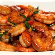 King Prawn in Oyster Sauce