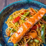 Sweet Chilli Salmon Stir Fry